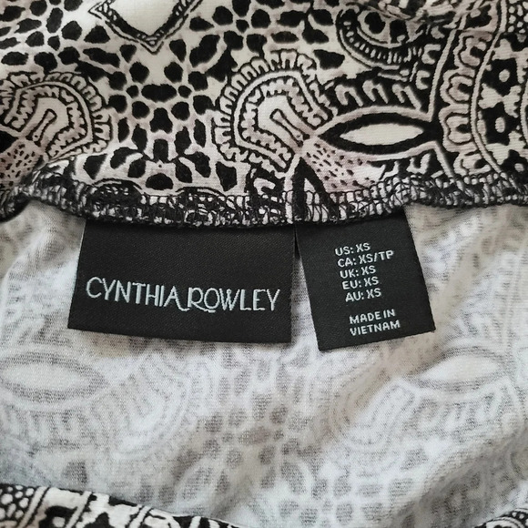 Maxi CYNTHIA ROWLEY Stretch SKIRT Fold Over White - Picture 5 of 8